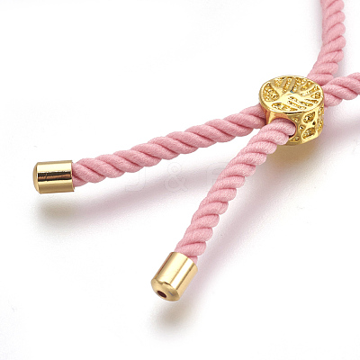 Cotton Cord Bracelet Making KK-F758-03D-G-1