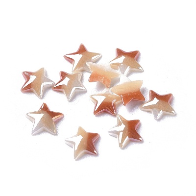 Opaque Glass Cabochons GGLA-S038-09A-8mm-1