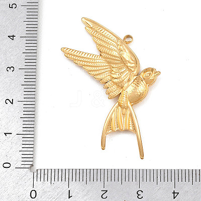 304 Stainless Steel Pendants STAS-I363-07G-1