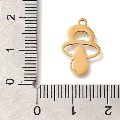201 Stainless Steel Pendants STAS-R136-22G-1