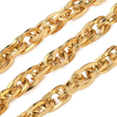 Ion Plating(IP) 304 Stainless Steel Rope Chains CHS-H025-16G-02-1
