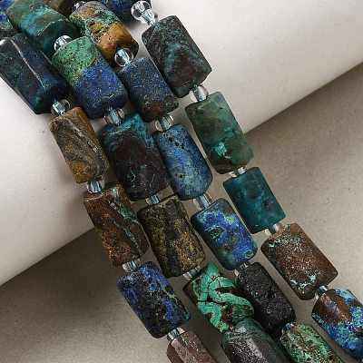 Natural Chrysocolla Beads Strands GG-CBA8682-A11-1