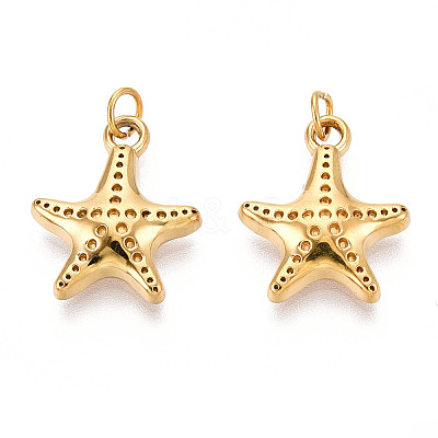 304 Stainless Steel Pendants STAS-N115-08G-1