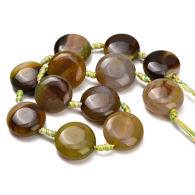 Natural Agate Beads Strands G-A321-L04-01-1