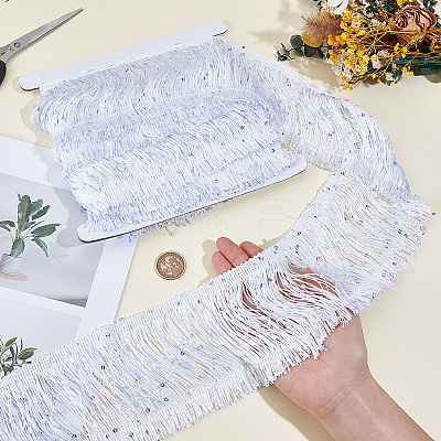5M Polyester Tassel Lace Ribbon OCOR-GF0006-48B-1