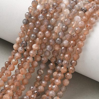 Gradient Natural Multi-Moonstone Beads Strands GG-CBA2E9C-A01-4mm-1