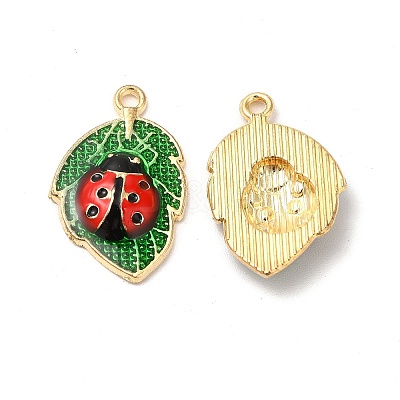 Alloy Enamel Pendants X-ENAM-C005-21G-1