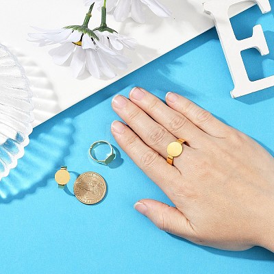 Brass Pad Ring Bases J0JR9-G-1