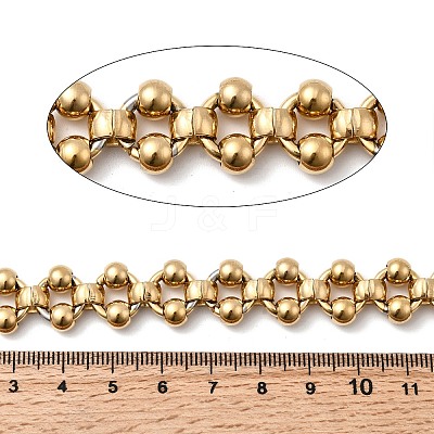 304 Stainless Steel Double Round Link Chains CHS-Z007-11G-1
