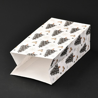 Christmas Theme Rectangle Paper Bags CARB-G006-01K-1