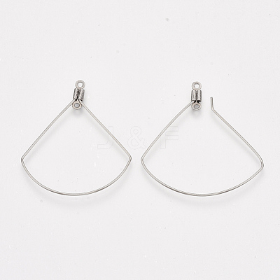 Tarnish Resistant 304 Stainless Steel Wire Pendants STAS-S103-11-1