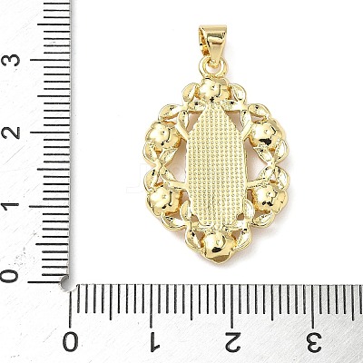 Brass Pendants KK-Q068-38G-1