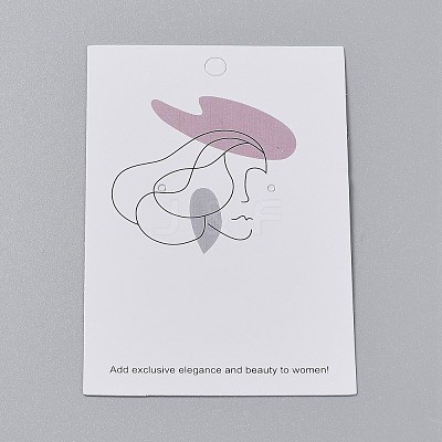 Cardboard Jewelry Display Cards CDIS-H002-01-1