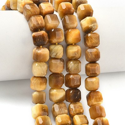 Natural Gold Tiger Eye Beads Strands G-C267-A11-1