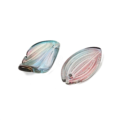 Gradient Color Transparent Glass Beads GLAA-B026-01H-1