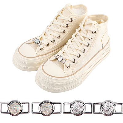 Alloy & Resin Shoelace Charms FIND-CP0002-94A-1