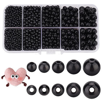 Plastic Craft Eyes DIY-WH0304-810-1