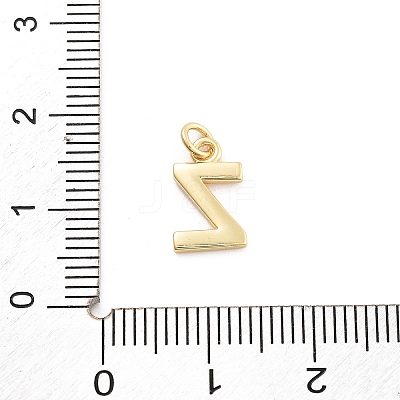 Rack Plating Brass Pendants KK-C065-03Z-G-1