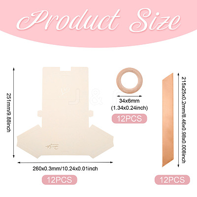 Paper Jewelry Gift Boxes with Bowknot CON-TAC0010-86-1