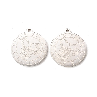 Non-Tarnish 304 Stainless Steel Pendants LS-STAS-A074-03F-P-1