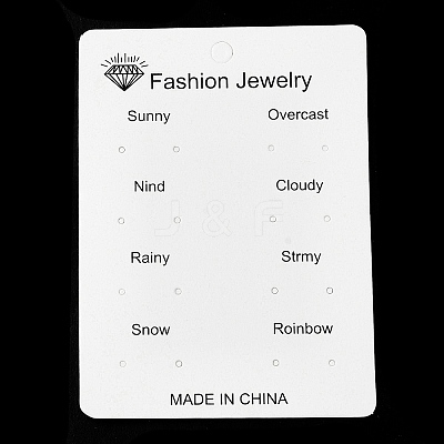 Paper Jewelry Display Cards CDIS-M005-28-1