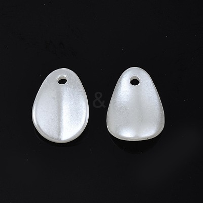 ABS Plastic Imitation Pearl Charms KY-T023-018-1