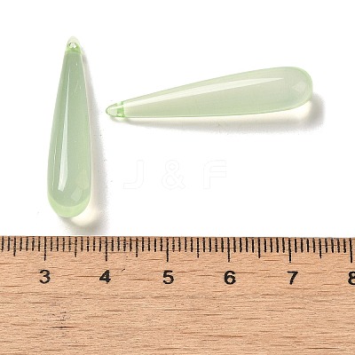 Transparent Acrylic Pendants OACR-H042-07B-1