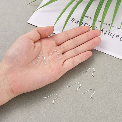925 Sterling Silver Earring Hooks STER-K167-049C-S-1