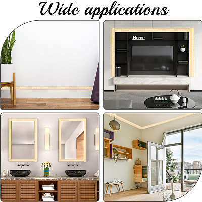 1Pc PVC Foam 3D Self-Adhesive Waterproof Wallpaper Border PAAG-CP0001-01E-1