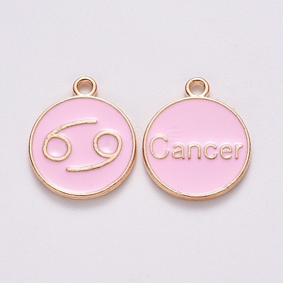 Alloy Enamel Pendants ENAM-S124-01B-09D-1