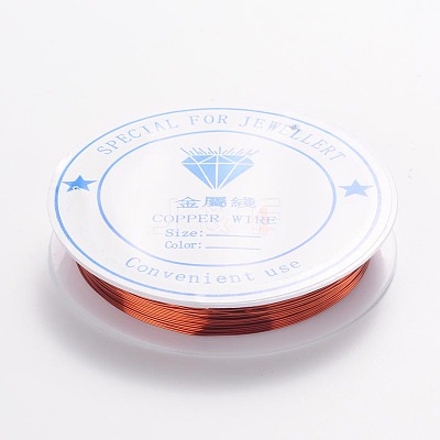 Copper Jewelry Wire CW0.4mm010-1