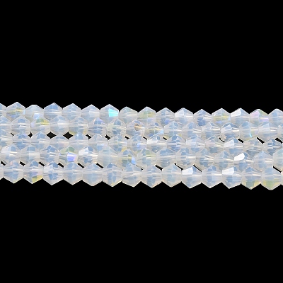 Imitation Jade Electroplate Glass Beads Strands EGLA-A039-J2mm-L05-1