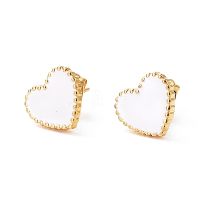 304 Stainless Steel Stud Earrings EJEW-I235-04G-C-1