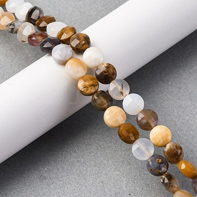 Natural Blue Chalcedony Beads Strands G-C179-A47-03-1