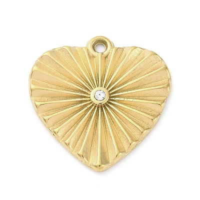 304 Stainless Steel Pendants STAS-V003-05G-06-1