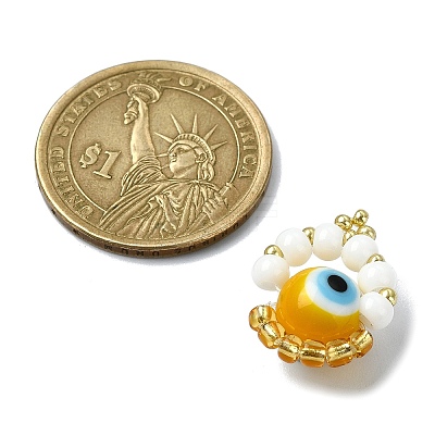 Handmade Seed Pendants PALLOY-MZ00291-02-1