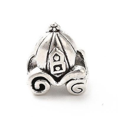 Tibetan Style Alloy European Beads PALLOY-P293-117AS-1