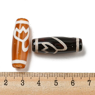 Tibetan Style dZi Beads Strands G-P526-A08-1