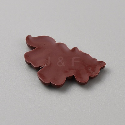 PVC Plastic Cabochons SIL-WH0019-16L-1