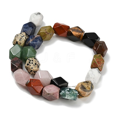 Natural Mixed Gemstone Beads Strands G-D354-A01-1