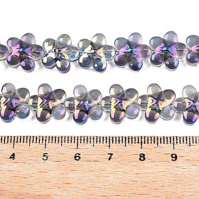 Electroplate Glass Beads Strands EGLA-T028-02L-1