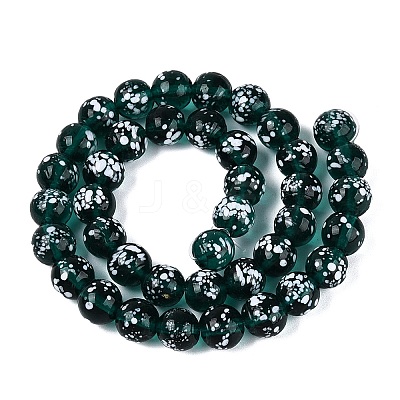 Handmade Lampwork Beads Strands LAMP-Q041-11E-1