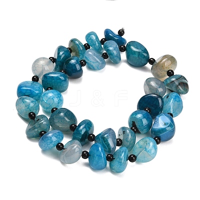 Natural Dragon Veins Agate Beads Strands GG-L001-I01-01E-1