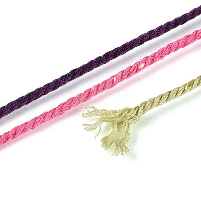 30M Segment Dyed Macrame Cotton Cord OCOR-T018-01C-1