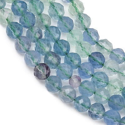Natural Fluorite Beads Strands X-G-L662-A02-4mm-1
