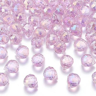 Transparent Glass Pendants GLAA-P070-A01-1