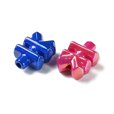 UV Plating Acrylic Beads MACR-D029-11-1