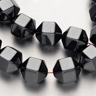 Non-magnetic Synthetic Hematite Bead Strands G-F300-29A-09-1