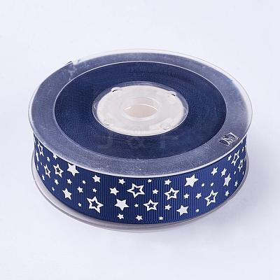 Polyester Grosgrain Ribbon SRIB-F004-25mm-03-1
