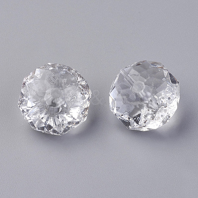 Transparent Acrylic Beads X-TACR-T001-25-1